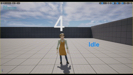 Karen Transitioning from Idle to Patrol Based on Timing